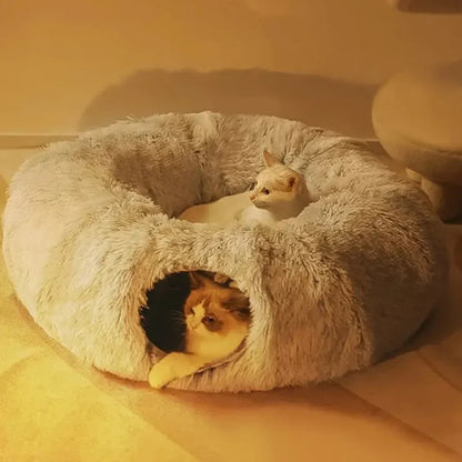 PurrNest - Donut Cat Bed & Tunnel