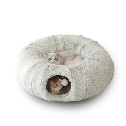 PurrNest - Donut Cat Bed & Tunnel