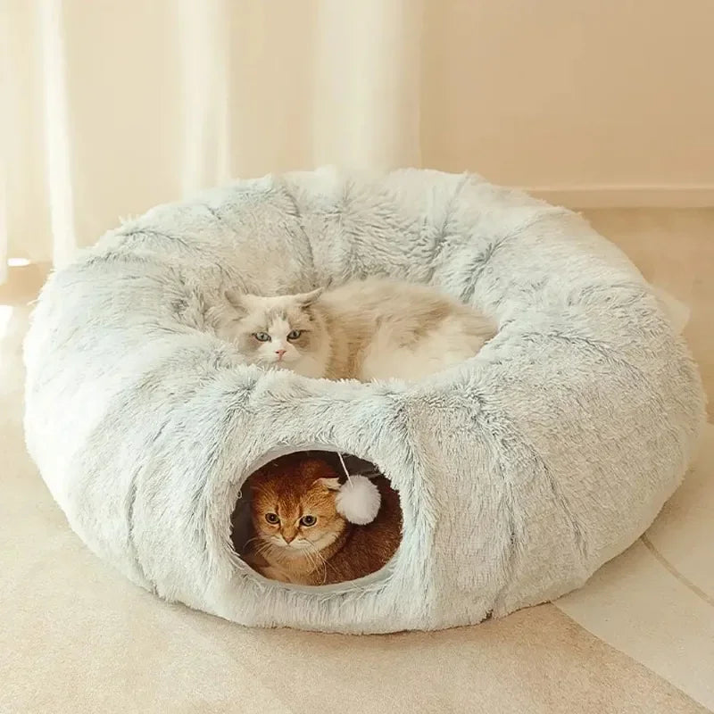 PurrNest - Donut Cat Bed & Tunnel